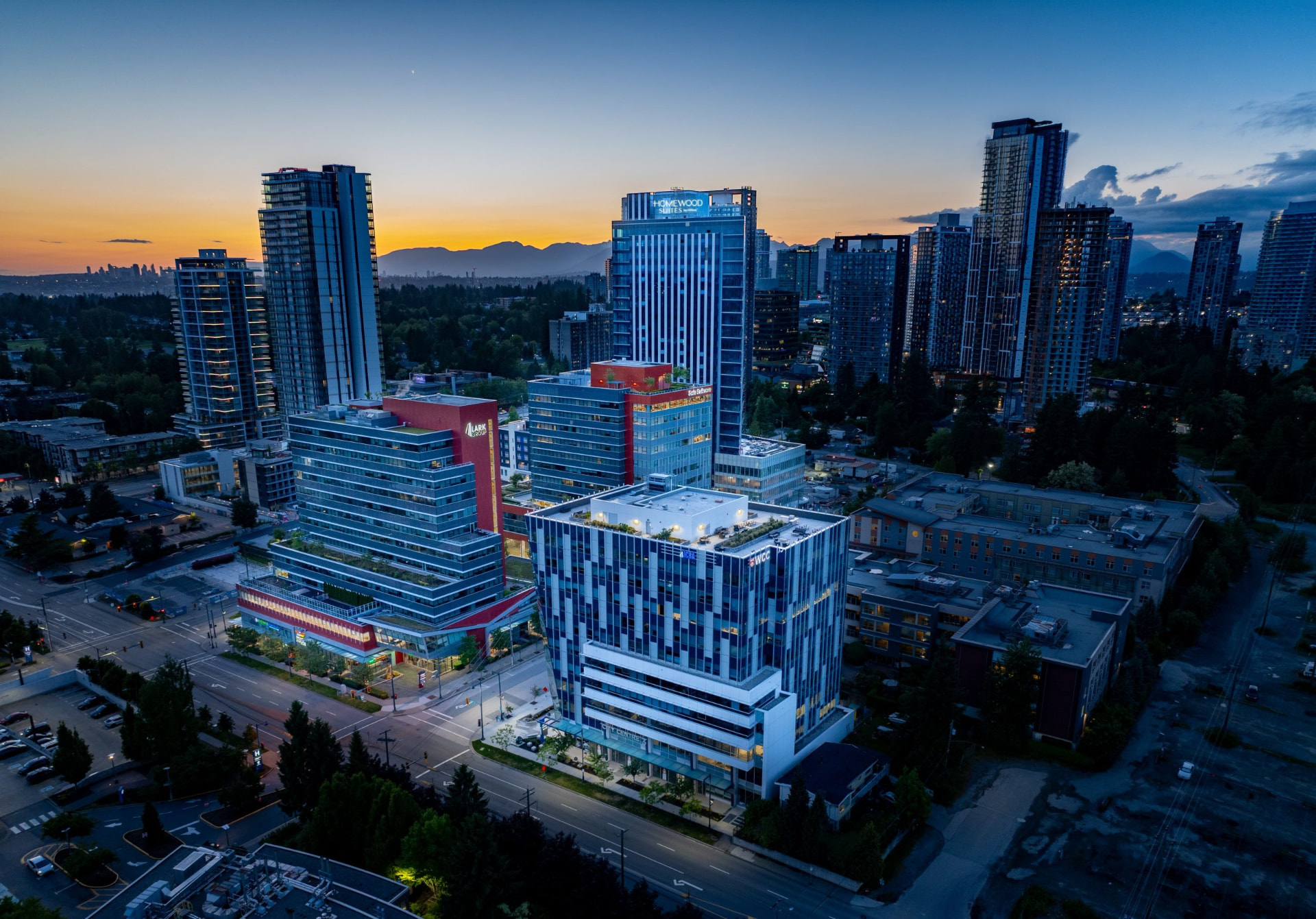 CC4 Hotel — Homewood Suites by Hilton Surrey, 9686 137 Street, Surrey, BC V3T 4G8 — project image
