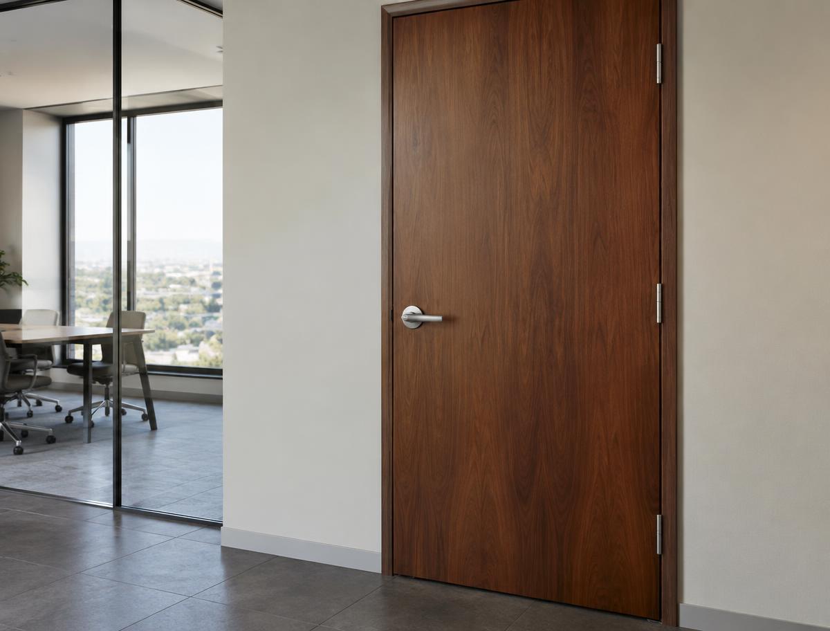 Commercial wood doors